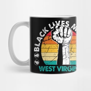 West Virginia black lives matter political protest Mug